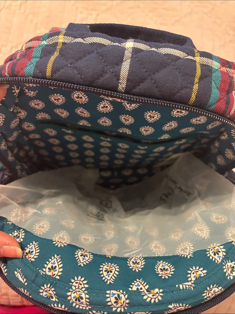 Vera Bradley Mini Plaid Backpack